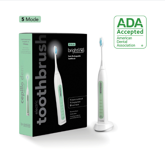 Brightline ADA Accepted and Recognized Electric Toothbrushes Brightline